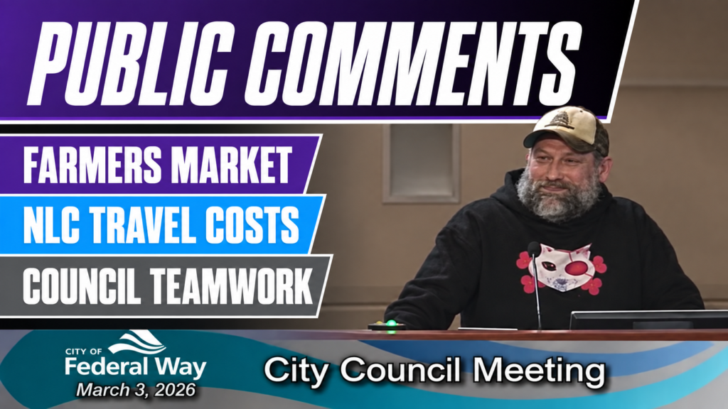 Public Comments: Farmers Market, NLC Travel Costs, & Council Teamwork